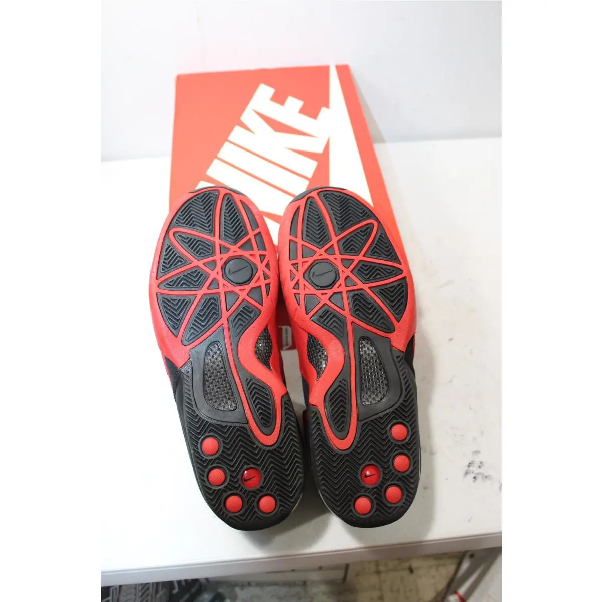 Nike shoes - Nike Sonic Flight - Sonic Flight - 641333-002 - Black, Manufacturer: Black/University Red-Anthracite 4