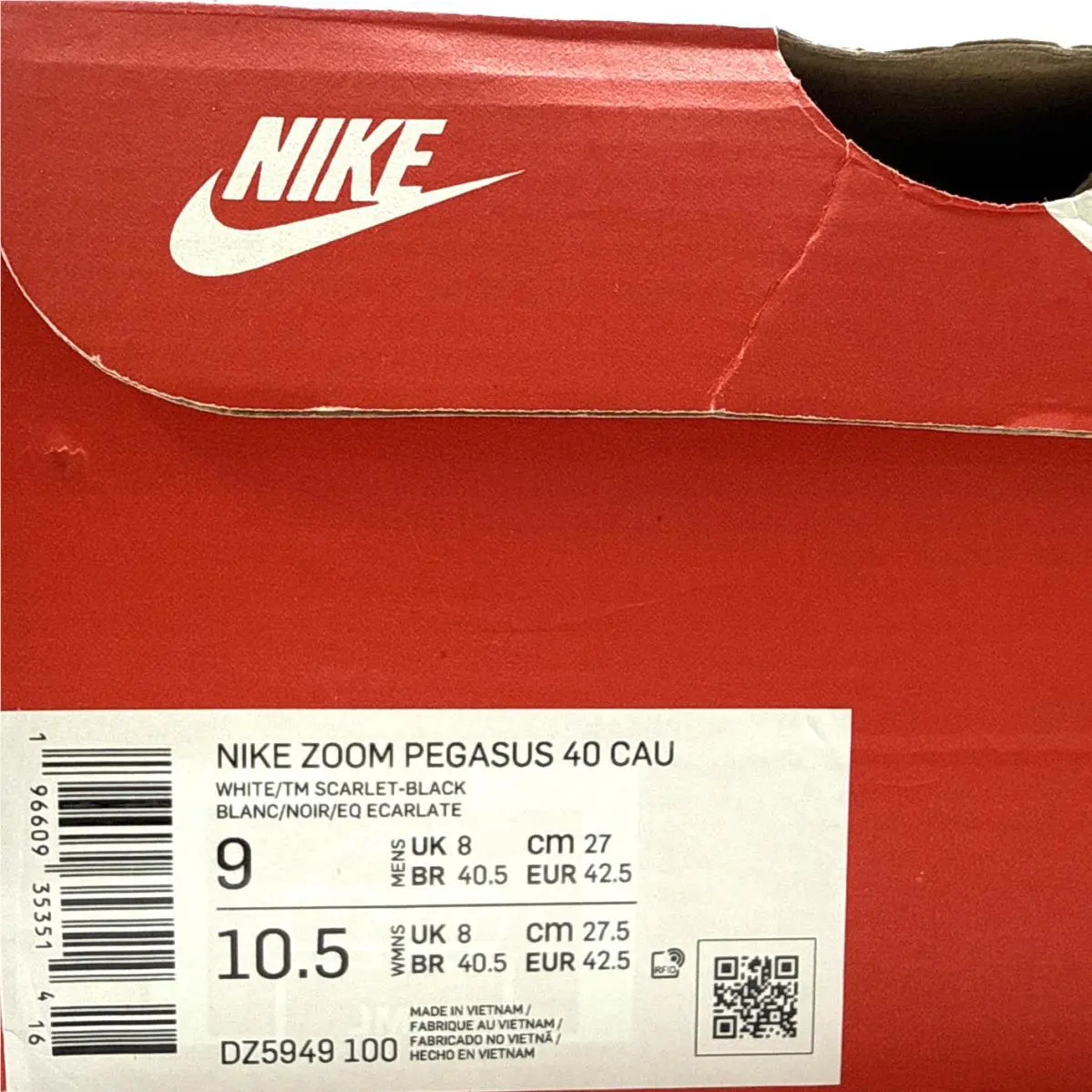 Nike shoes - Nike Air Zoom Pegasus 40 - DZ5949-100 - White (UPC: 196609353514) 8
