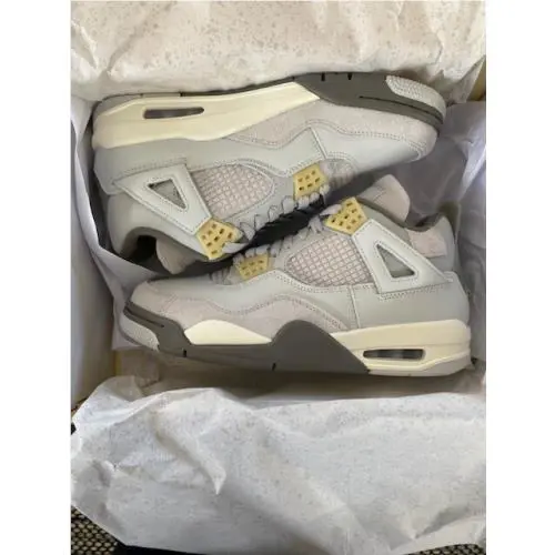 Nike shoes - Air Jordan 4 Retro - Air Retro - PHOTON DUST & GREY FOG 5