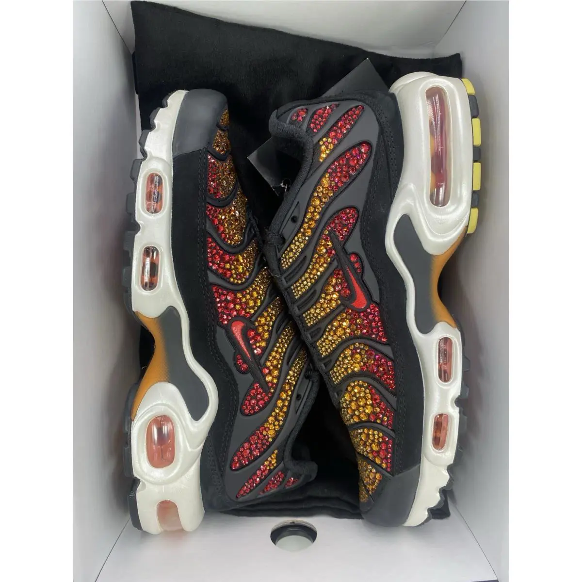 Nike shoes - Nike Air Max Plus - Air Max Plus - FZ9042 001 - Black/Fire Red-Pimento (UPC: 197600785526) 8