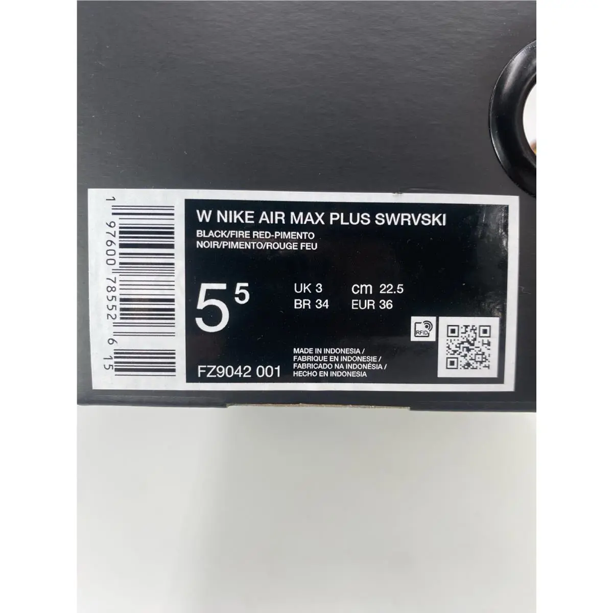 Nike shoes - Nike Air Max Plus - Air Max Plus - FZ9042 001 - Black/Fire Red-Pimento (UPC: 197600785526) 9