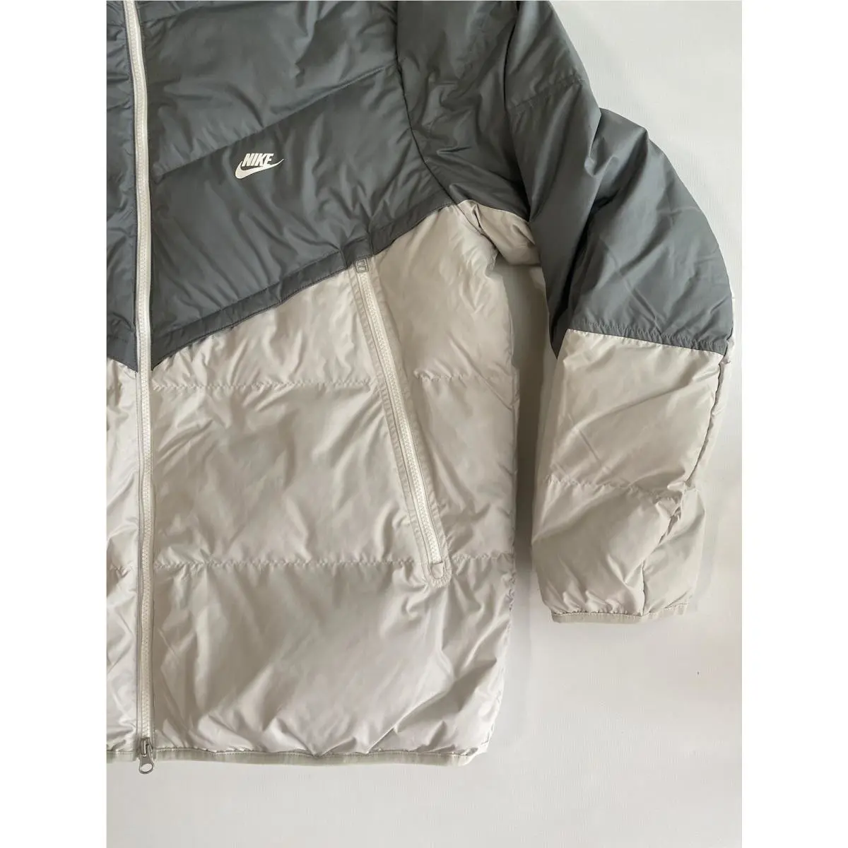 Nike clothing - Nike Sportswear Storm-Fit Windrunner Down-Fill Jac - Smoke Grey/Light Bone/Sail/Sail 1