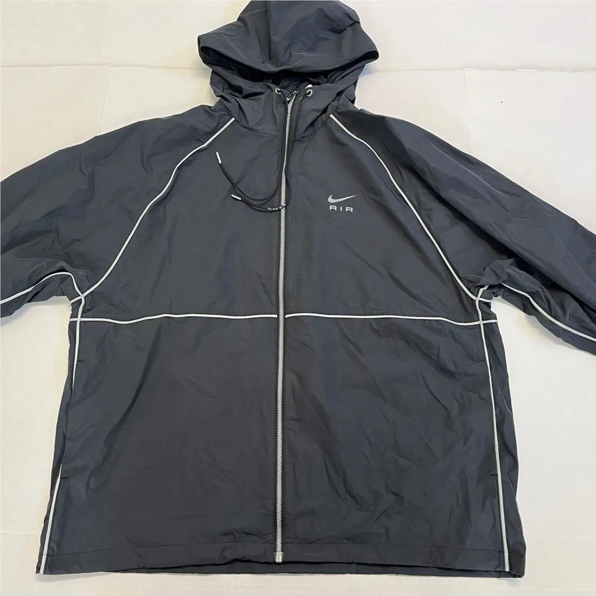 Nike clothing - Nike Air Full-Zip Hooded Woven Jacket - Black (UPC: 196147174039) 3