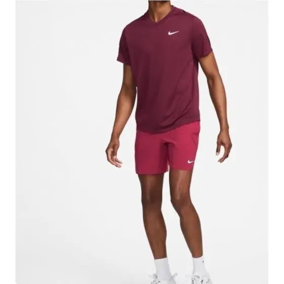 Nike clothing - Nike Court Dri-FIT ADV Slam 7 - Dx5529-820 - Noble Red (UPC: 0196968213306) 3