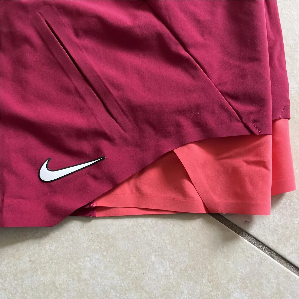Nike clothing - Nike Court Dri-FIT ADV Slam 7 - Dx5529-820 - Noble Red (UPC: 0196968213306) 9