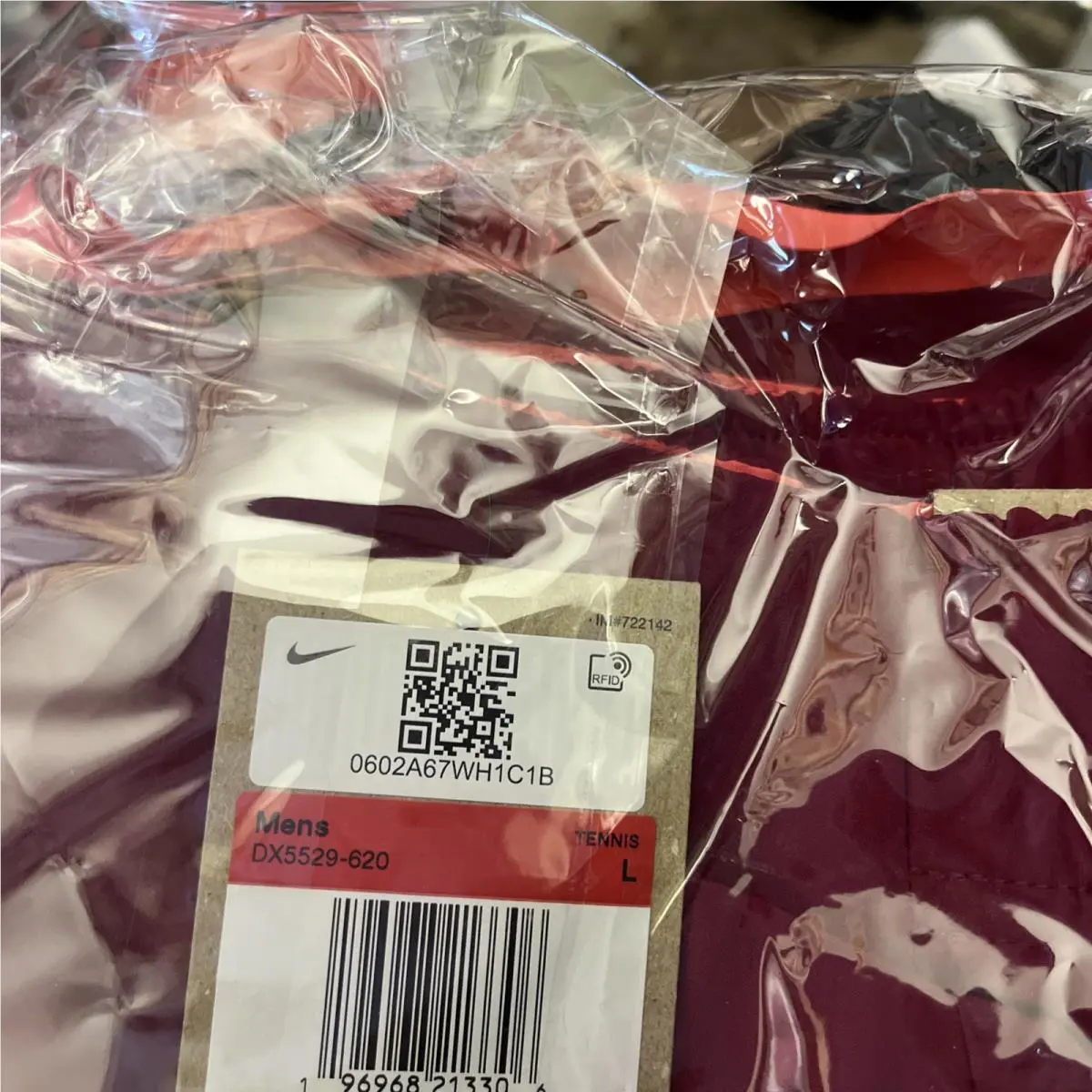 Nike clothing - Nike Court Dri-FIT ADV Slam 7 - Dx5529-820 - Noble Red (UPC: 0196968213306) 12
