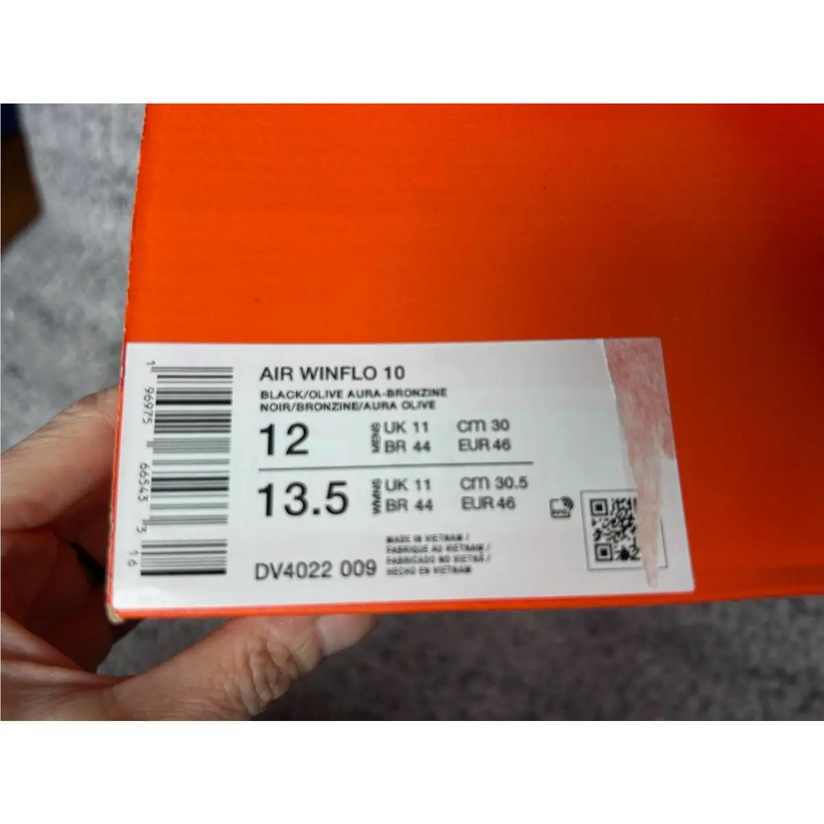 Nike shoes - Nike Air Winflo 10 - Air Winflo - DV4022-009 - Black, Manufacturer: Black/Bronzine/Amber Brown/Olive Aura 0