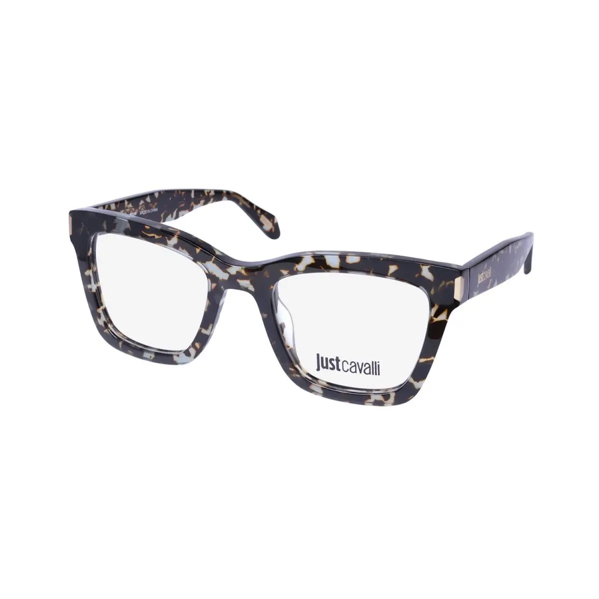 Just Cavalli VJC003 Eyewear 50-21-140 Plastic 03KA Square Womens Gray