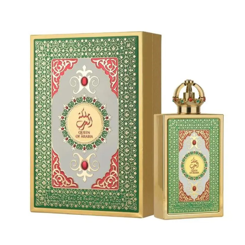 Lattafa Queen Of Arabia Eau de Parfum 3.4 oz Edp Spray For Women– Box