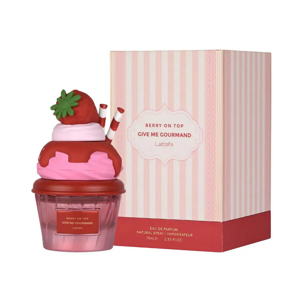 Lattafa Give Me Gourmand Berry ON Top 2.53 Oz Edp Spray For Women