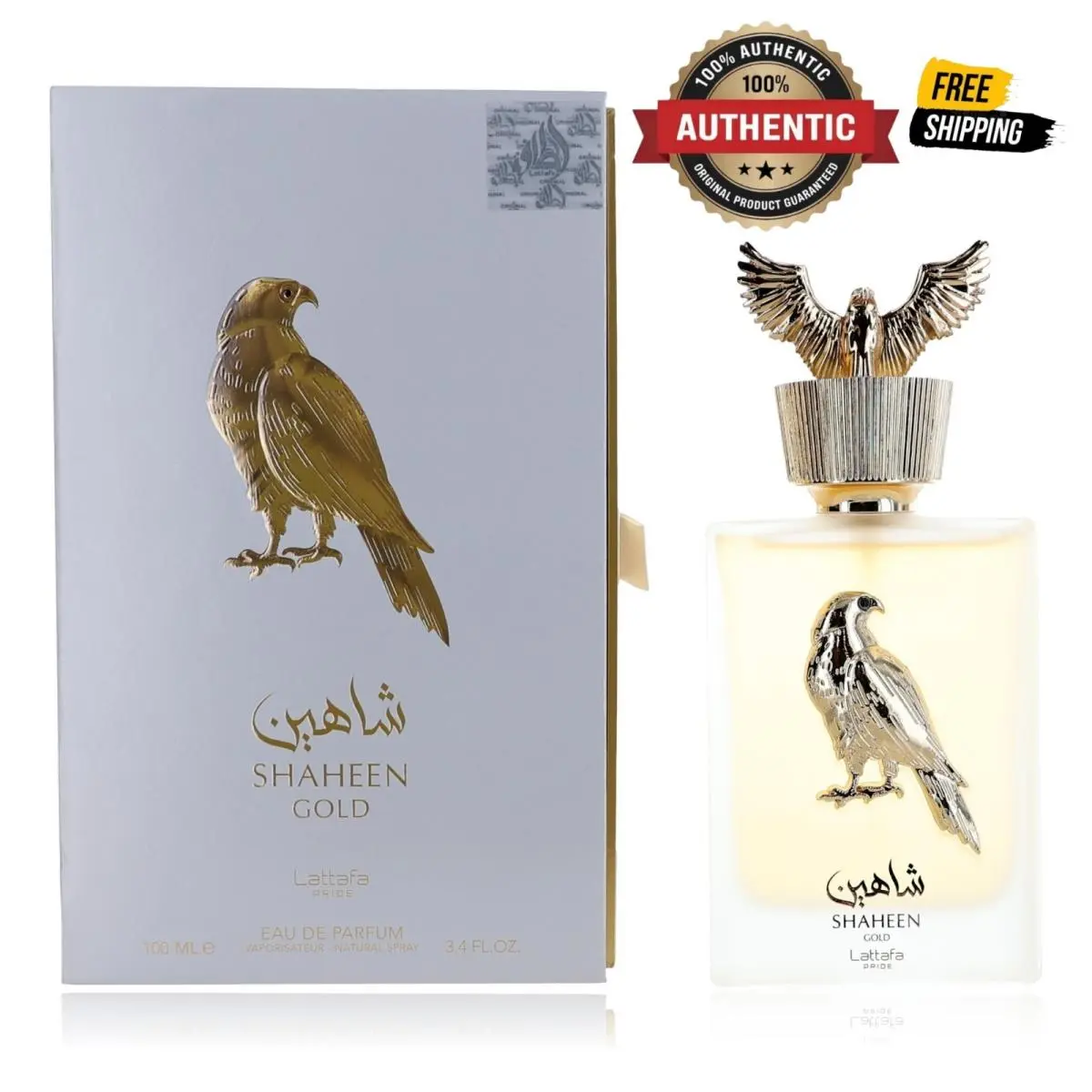 Shaheen Gold by Lattafa 3.4 oz Edp Spray For Women