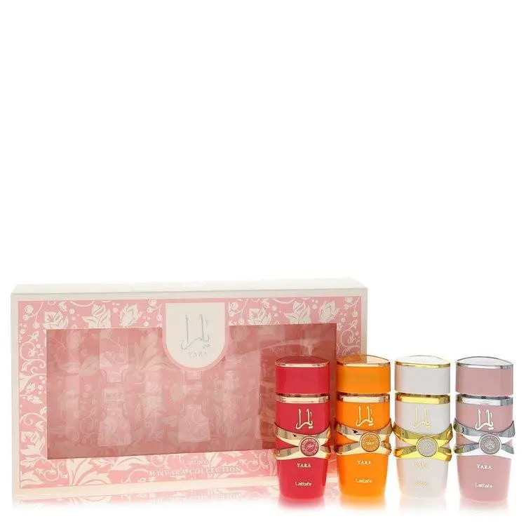 Lattafa Gift Set - Mini My Yara Edp Collection- 0.8 oz Yara + 0.8 oz Yara Moi + 0.8