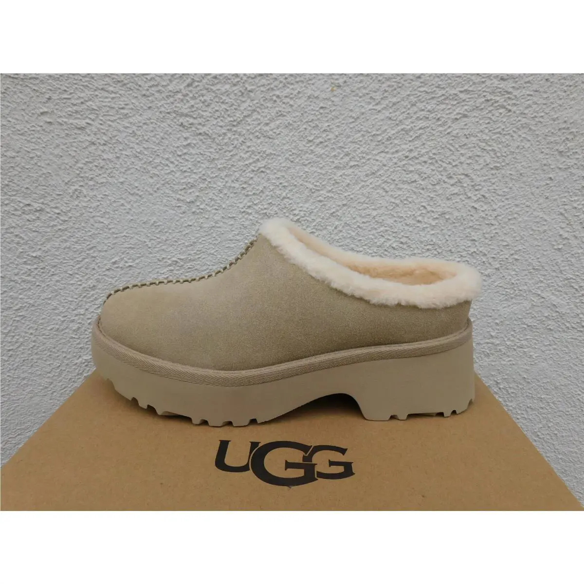 UGG shoes - UGG New Heights Cozy Clog - Mustard Seed (UPC: 197634328126) 0