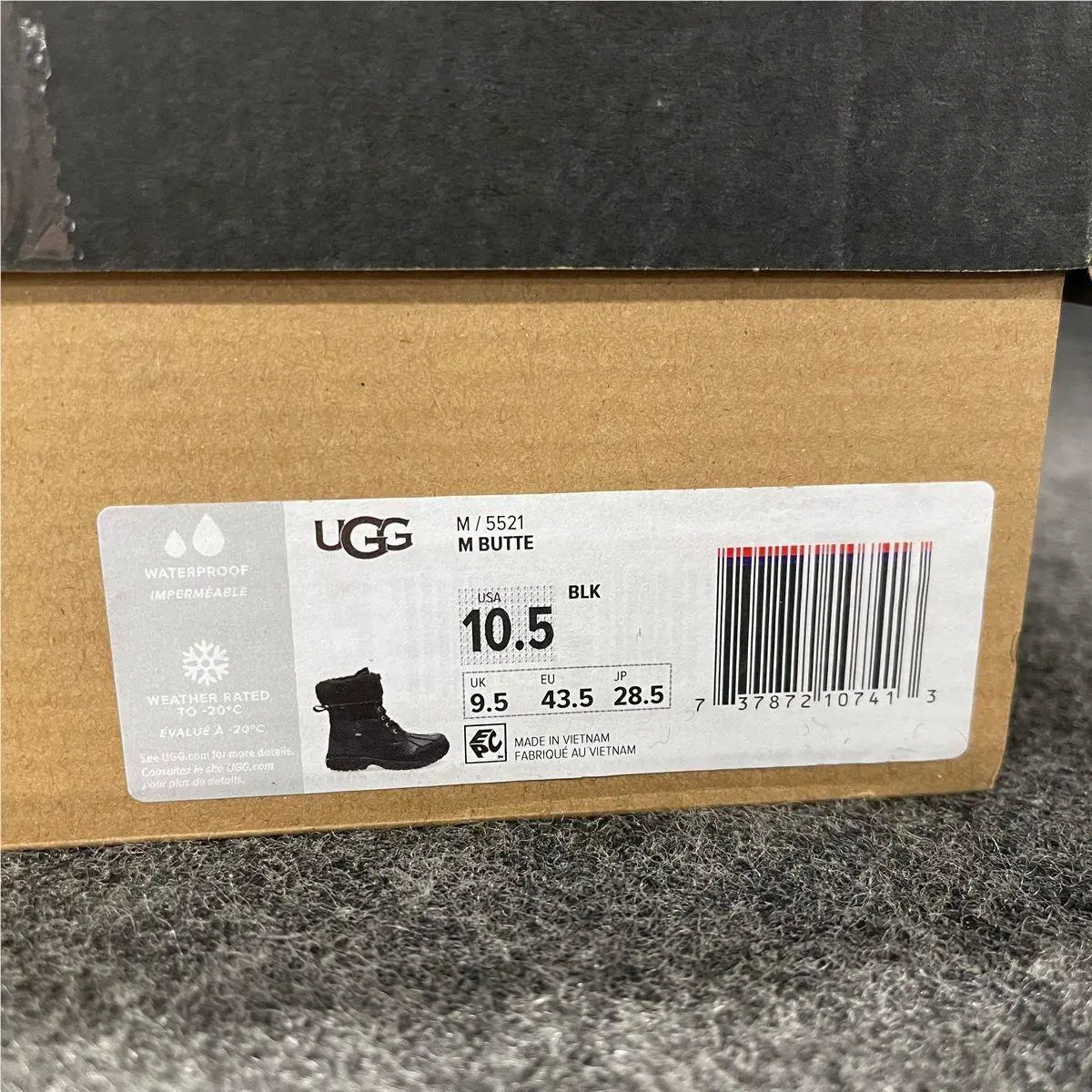 UGG shoes - vs-187429 - vs-187429 - Black (UPC: 737872107413) 0