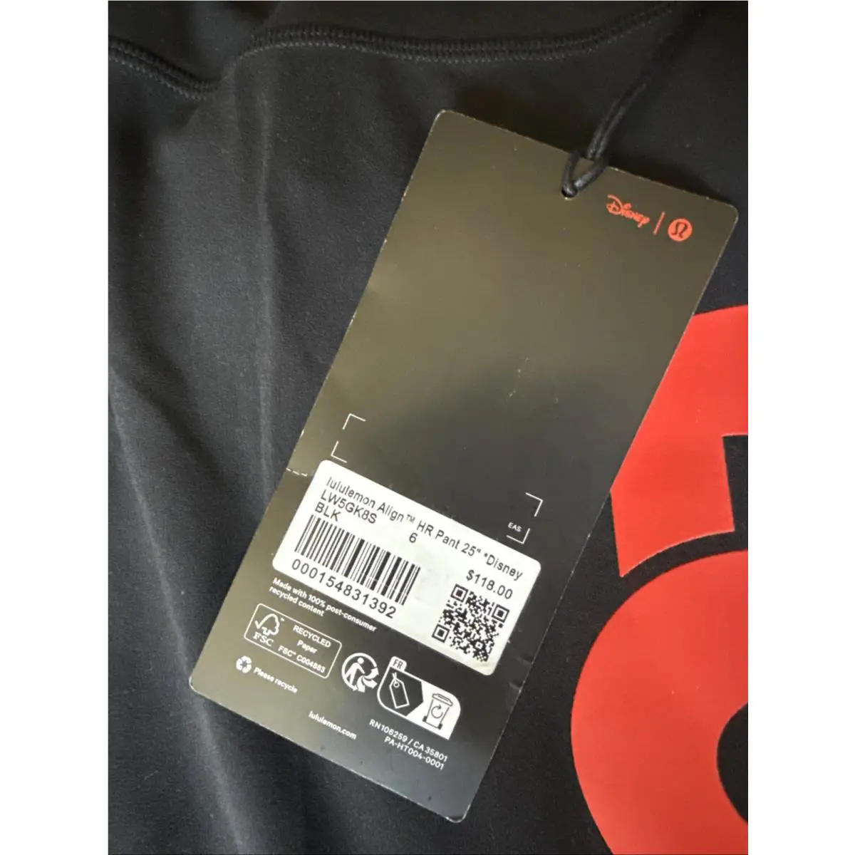 Lululemon clothing - Black 3