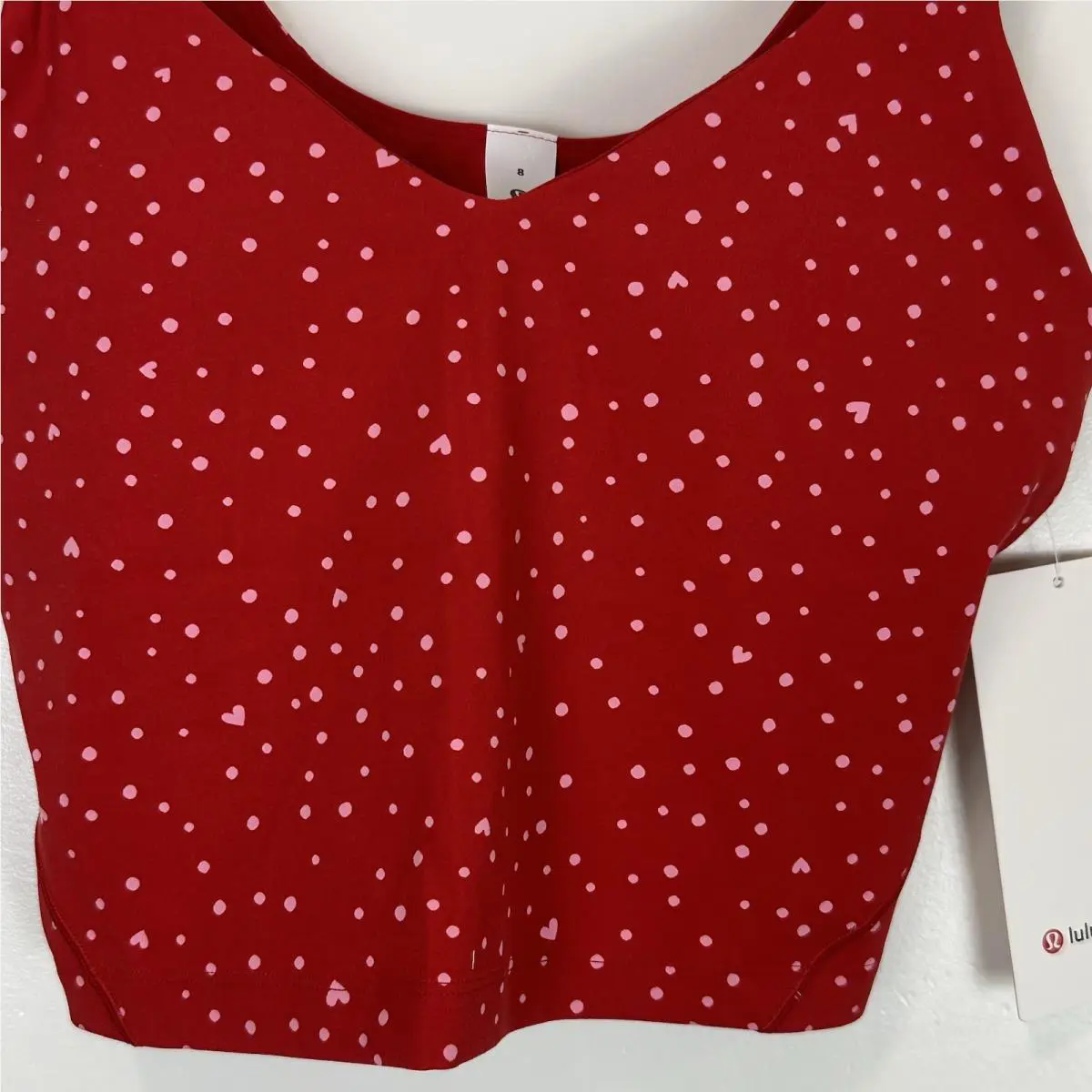 Lululemon clothing - LULULEMON Align - Align - Heart Scatter Dot Oxford red Candy Cloud 0