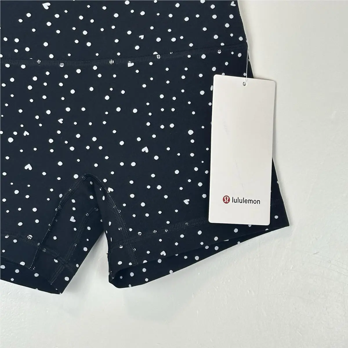 Lululemon clothing - Lululemon Align - Align - heart scatter dot print white black 1