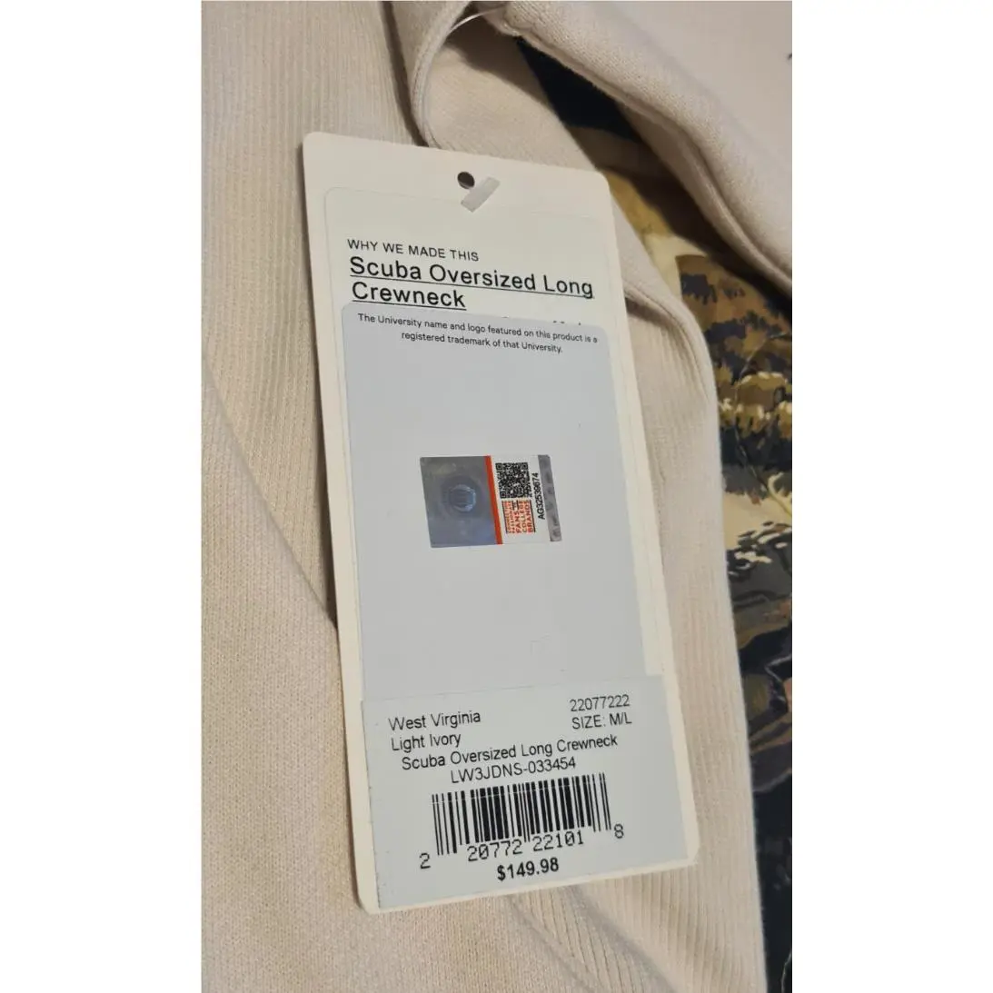 Lululemon clothing - Ivory 2