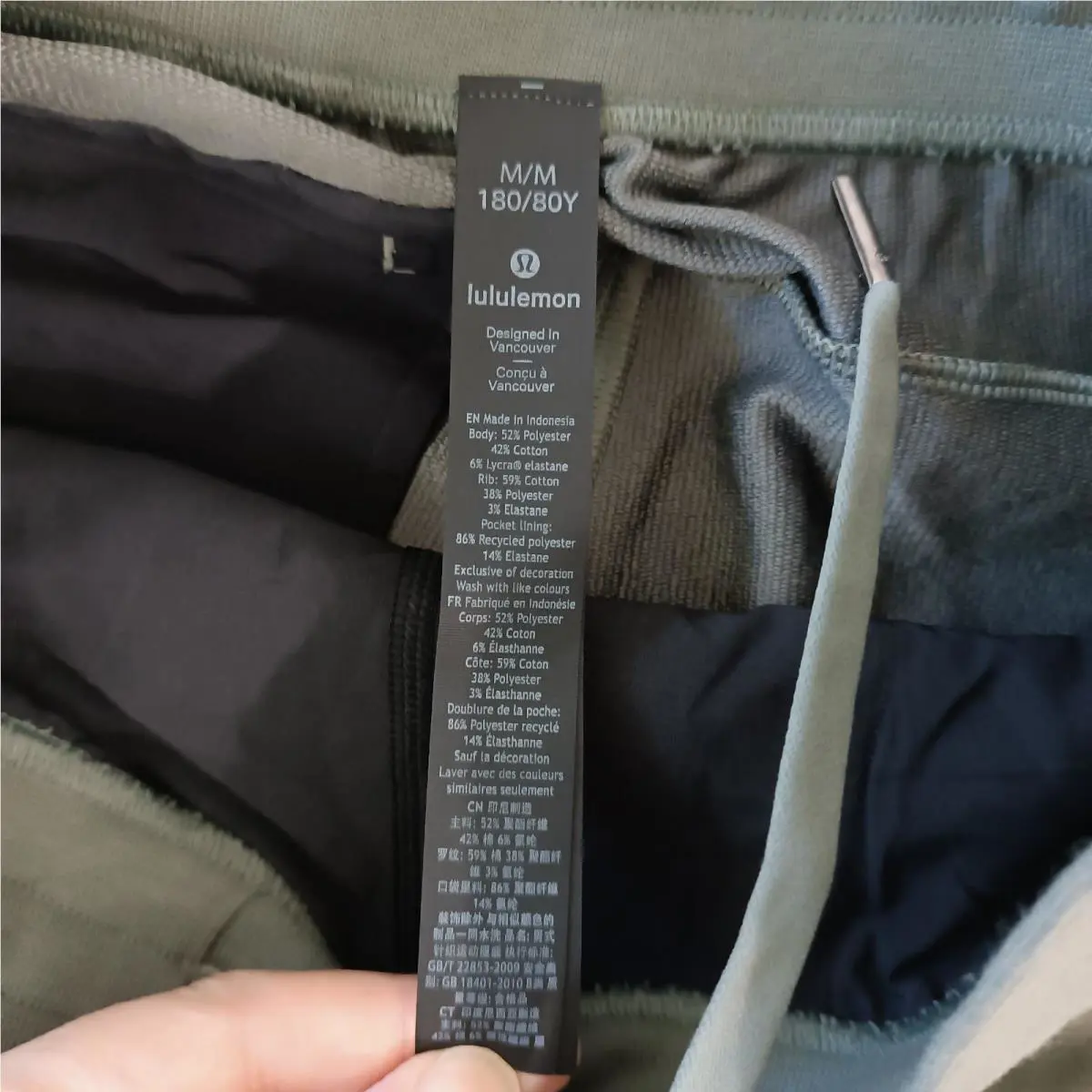 Lululemon clothing - 03490 010226BN_C1 - 03490 010226BN_C1 - greenish gray 6