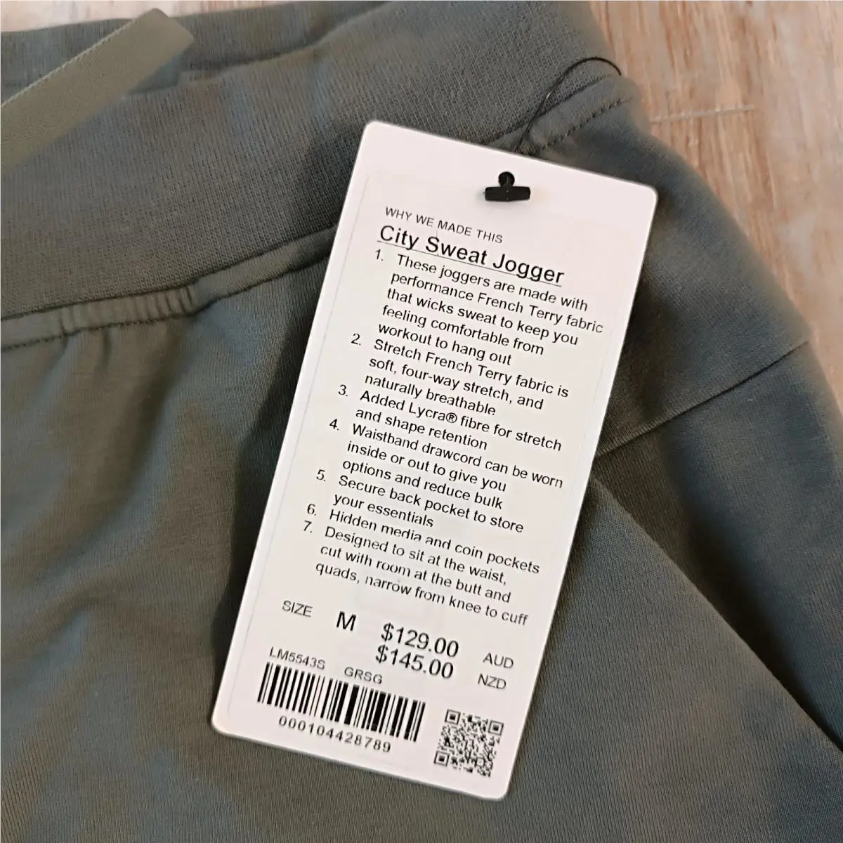 Lululemon clothing - 03490 010226BN_C1 - 03490 010226BN_C1 - greenish gray 7
