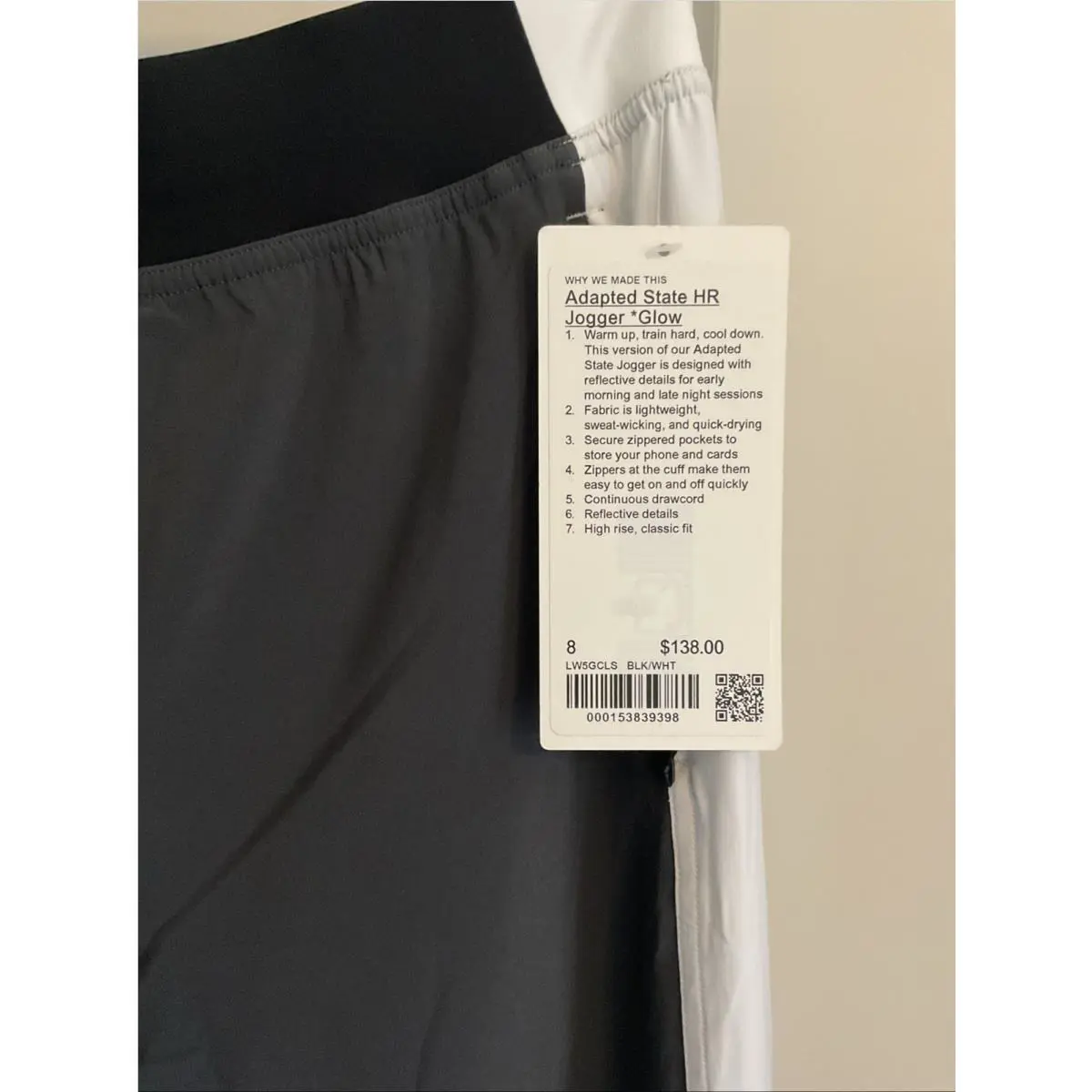 Lululemon clothing - gray, white 1