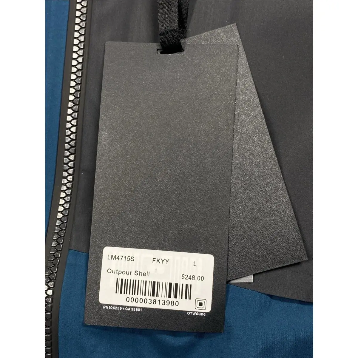 Lululemon clothing - Lululemon Outpour Shell - Outpour Shell - Blue 9