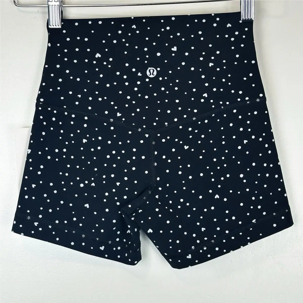 Lululemon clothing - Lululemon Align - Align - heart scatter dot print white black 3