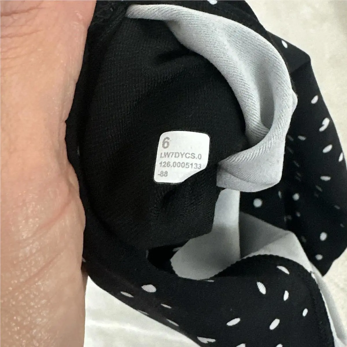 Lululemon clothing - Lululemon Align - Align - heart scatter dot print white black 7
