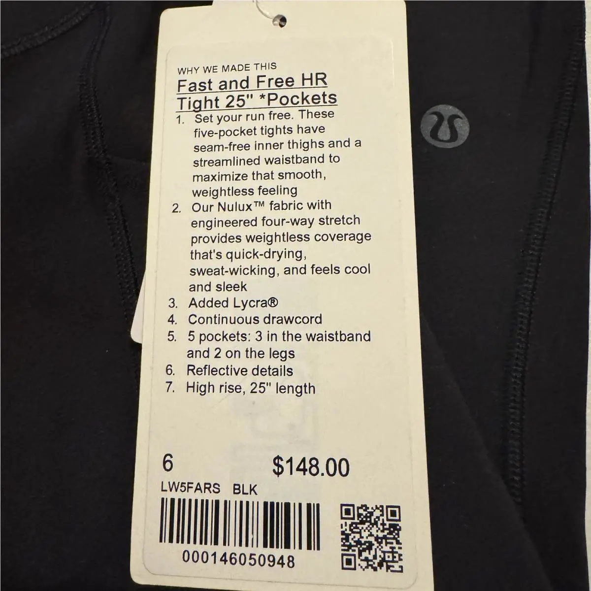 Lululemon clothing - Black 5