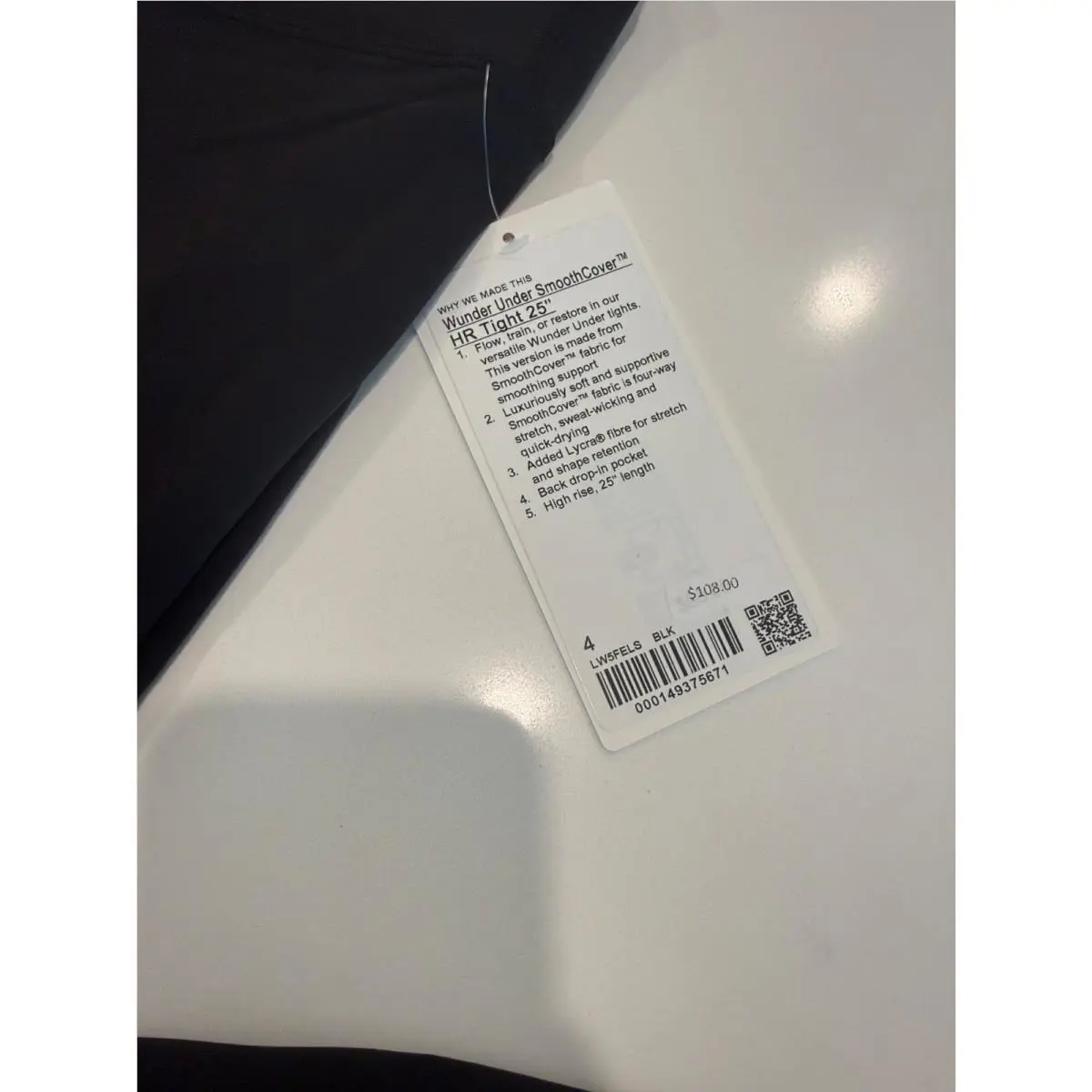 Lululemon clothing - LW6AS5S - LW6AS5S - Black 0