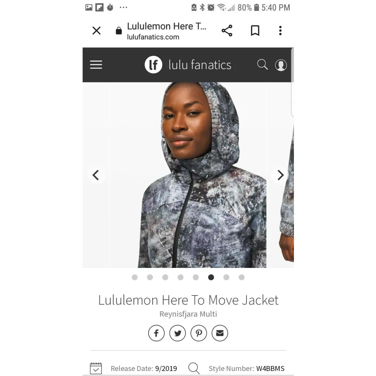 Lululemon clothing - On the Move - the Move - Multicolor 3