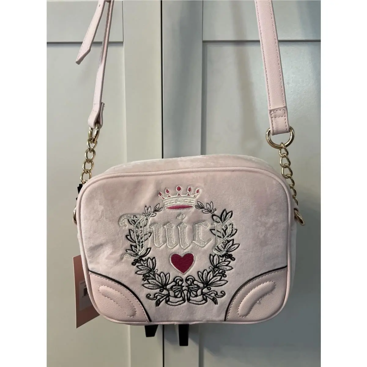 Heritage Crossbody Pink Purse by Juicy Couture