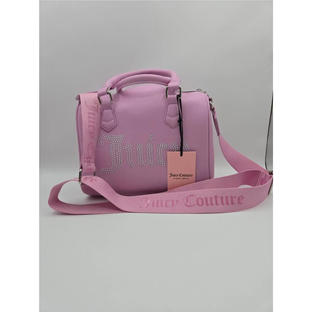 Juicy Couture Satchel Bag Crossbody Bowler Obsession Lavender
