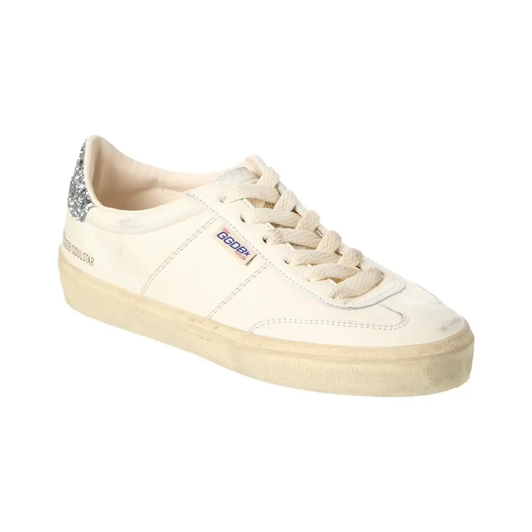 Golden Goose Soul Star Leather Sneaker Women`s White 41