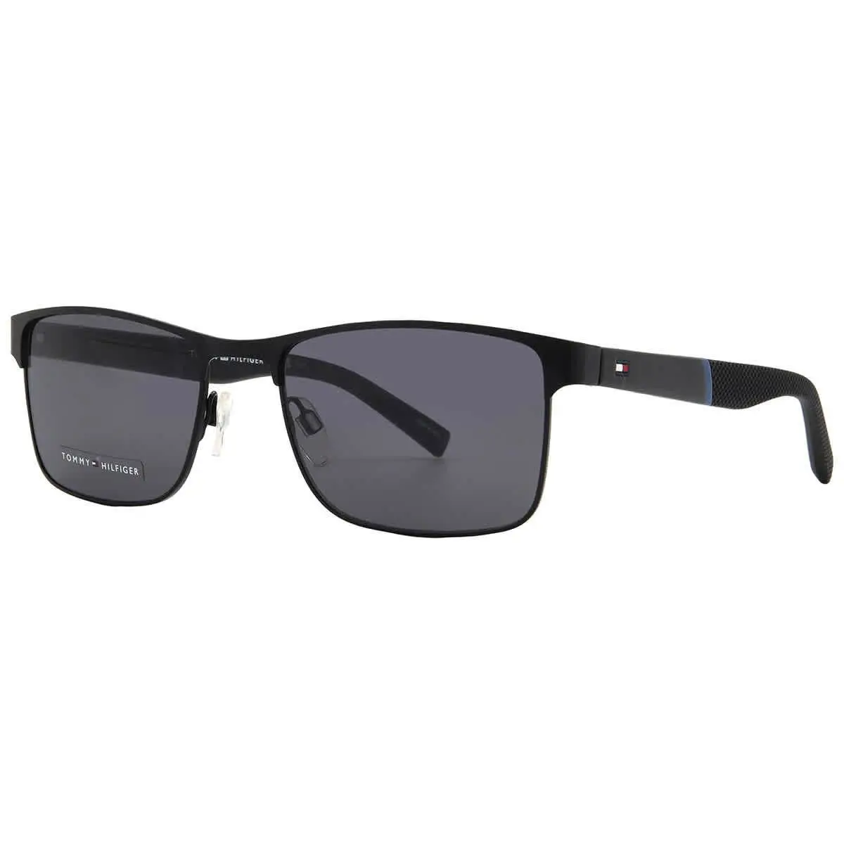 Tommy Hilfiger Grey Rectangular Men`s Sunglasses TH 2040/S 0807/IR 56