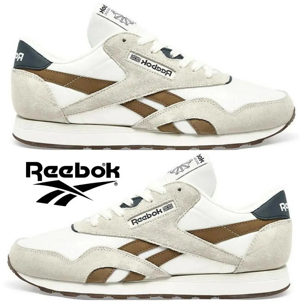 Reebok shoes - Reebok Classic Nylon - Classic Nylon - Beige, Manufacturer: Chalk/Utility Brown/Beige 27
