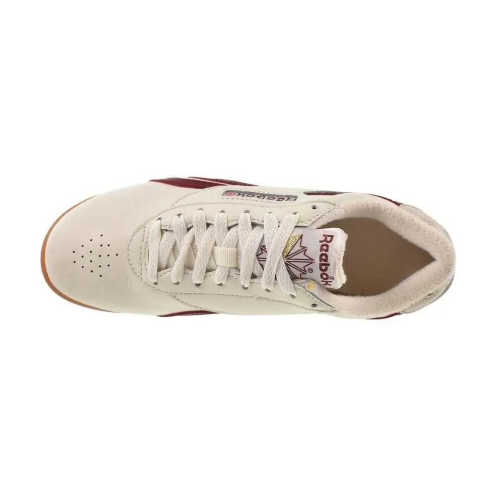 Reebok shoes - Chalk/Brgdy/Gum 3