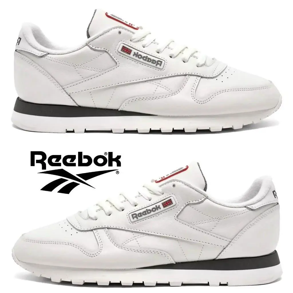Reebok shoes - Reebok Classic Leather - Classic Leather - White, Manufacturer: Chalk/Chalk/Grey 27