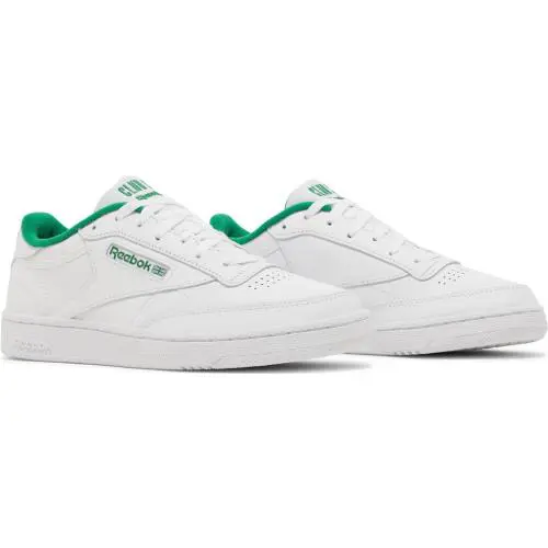 Reebok shoes - White/Glen Green/Solar Acid Yellow 5