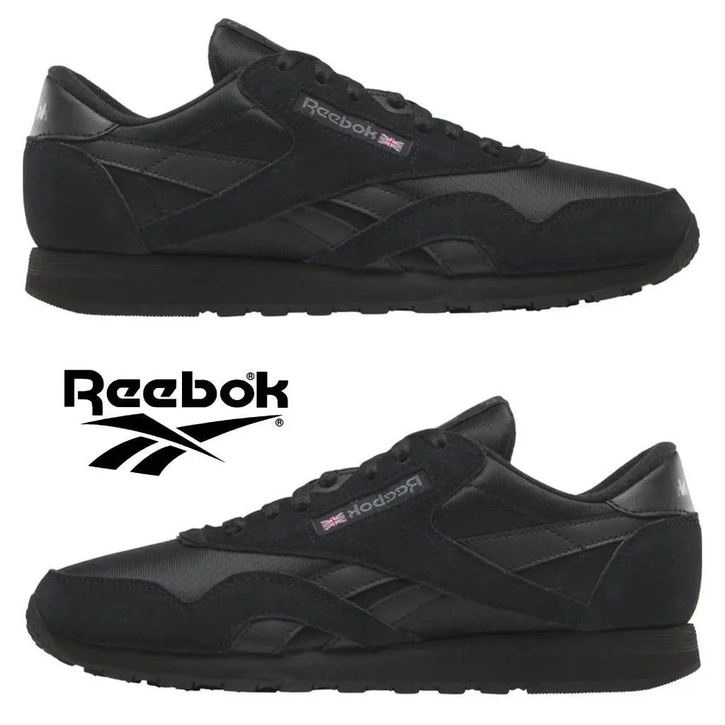 Reebok shoes - Reebok Classic Nylon - Classic Nylon - Black, Manufacturer: Black/Grey/Black 14