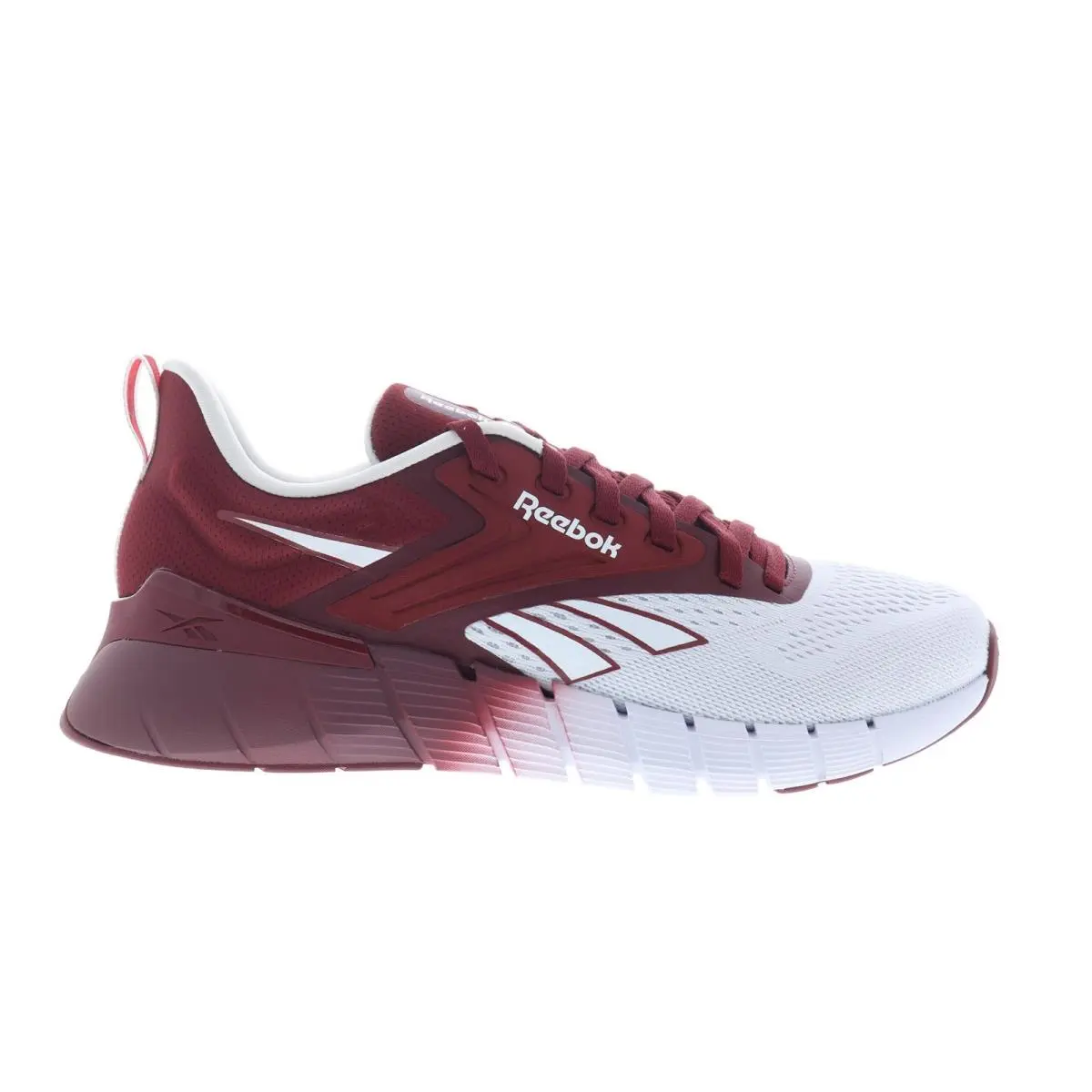 Reebok Nano Gym Mens White Mesh Lace Up Athletic Cross Training Shoes - White