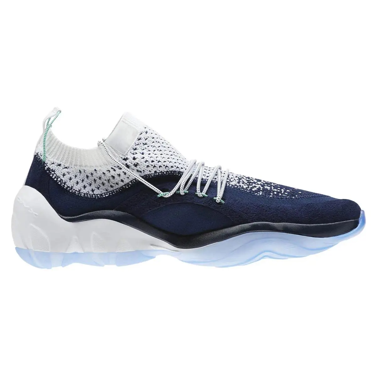 Reebok Dmx Fusion Hc Blue White Vintage Athletic Shoes CM9624 - Blue