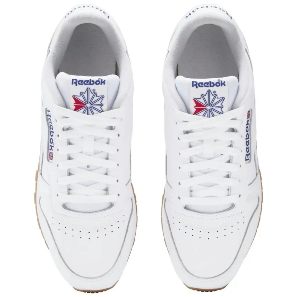Reebok shoes - Reebok Classic Leather - Classic Leather - White, Manufacturer: Blue/Footwear White/Gum 3