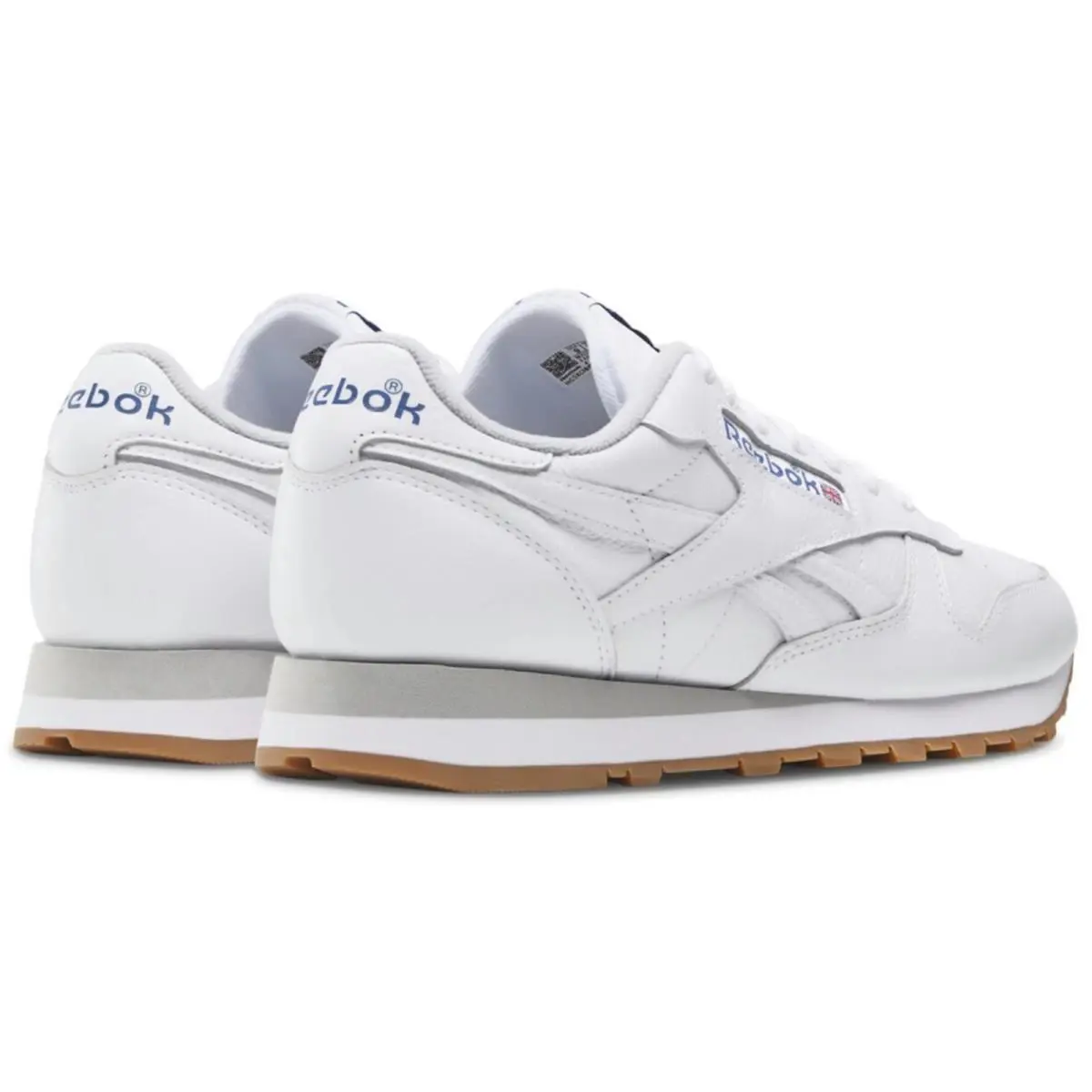 Reebok shoes - Reebok Classic Leather - Classic Leather - White, Manufacturer: Blue/Footwear White/Gum 4
