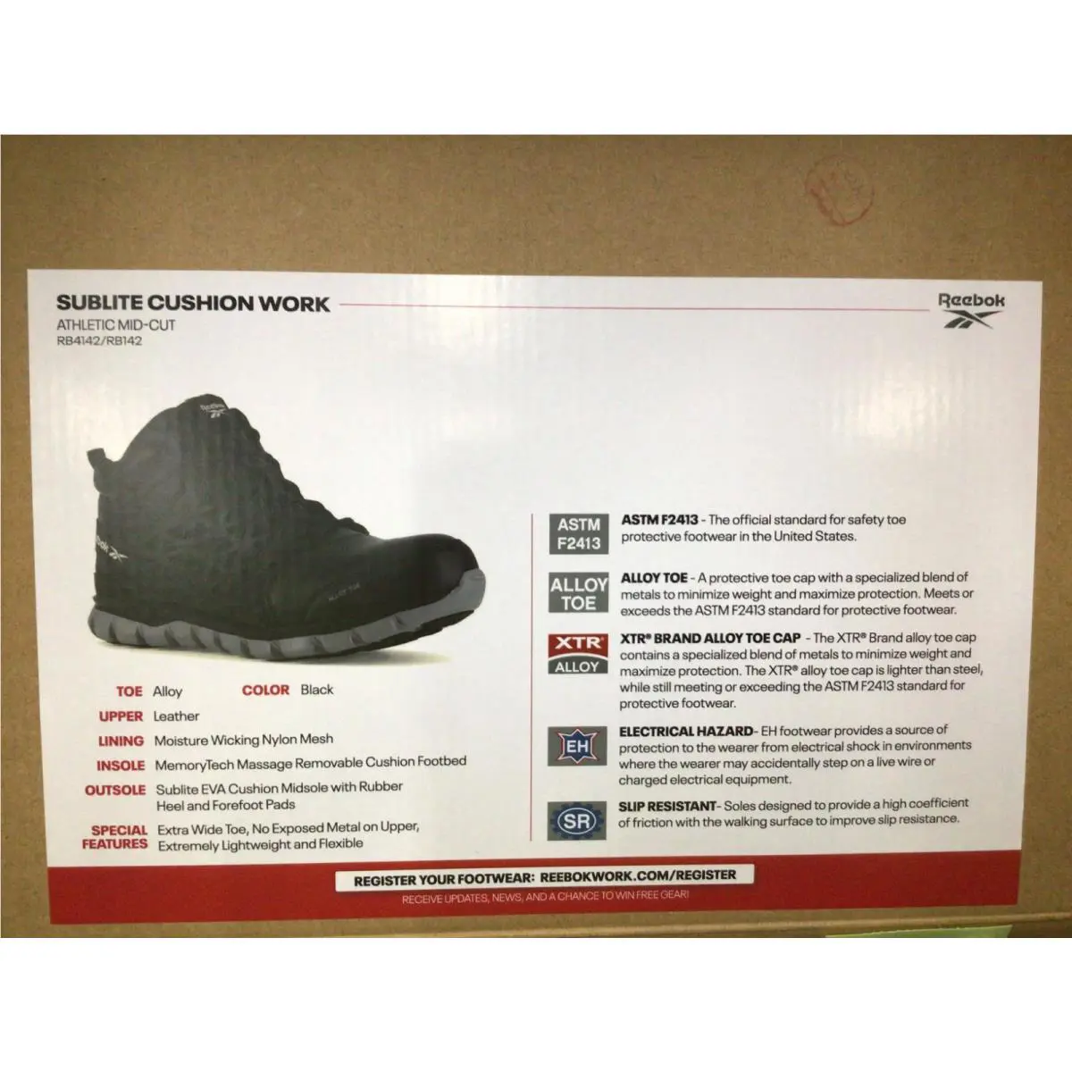 Reebok shoes - Reebok SubLite - SubLite - RB4142 - Black (UPC: 0690774407633) 5