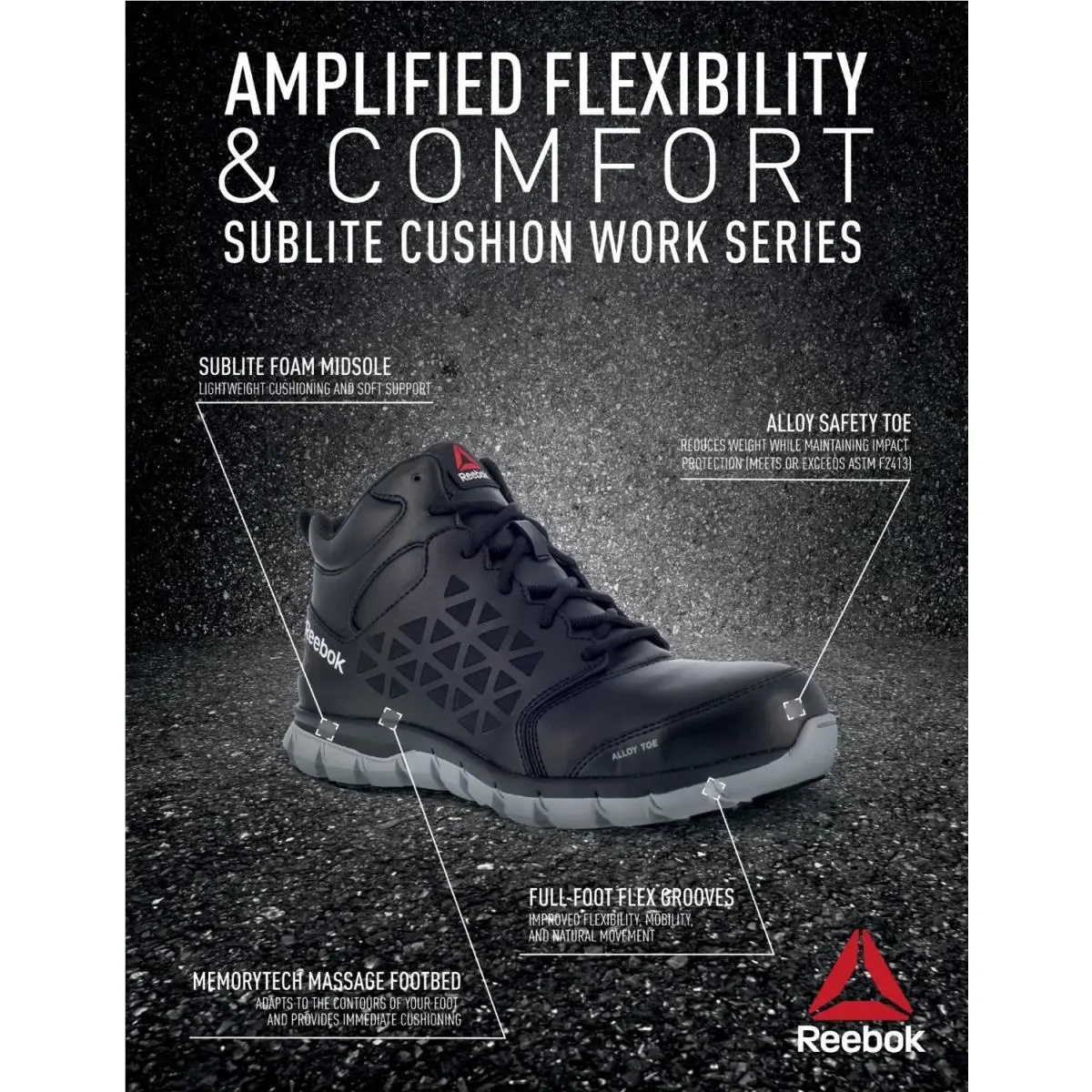 Reebok shoes - Black (UPC: 690774454392) 3