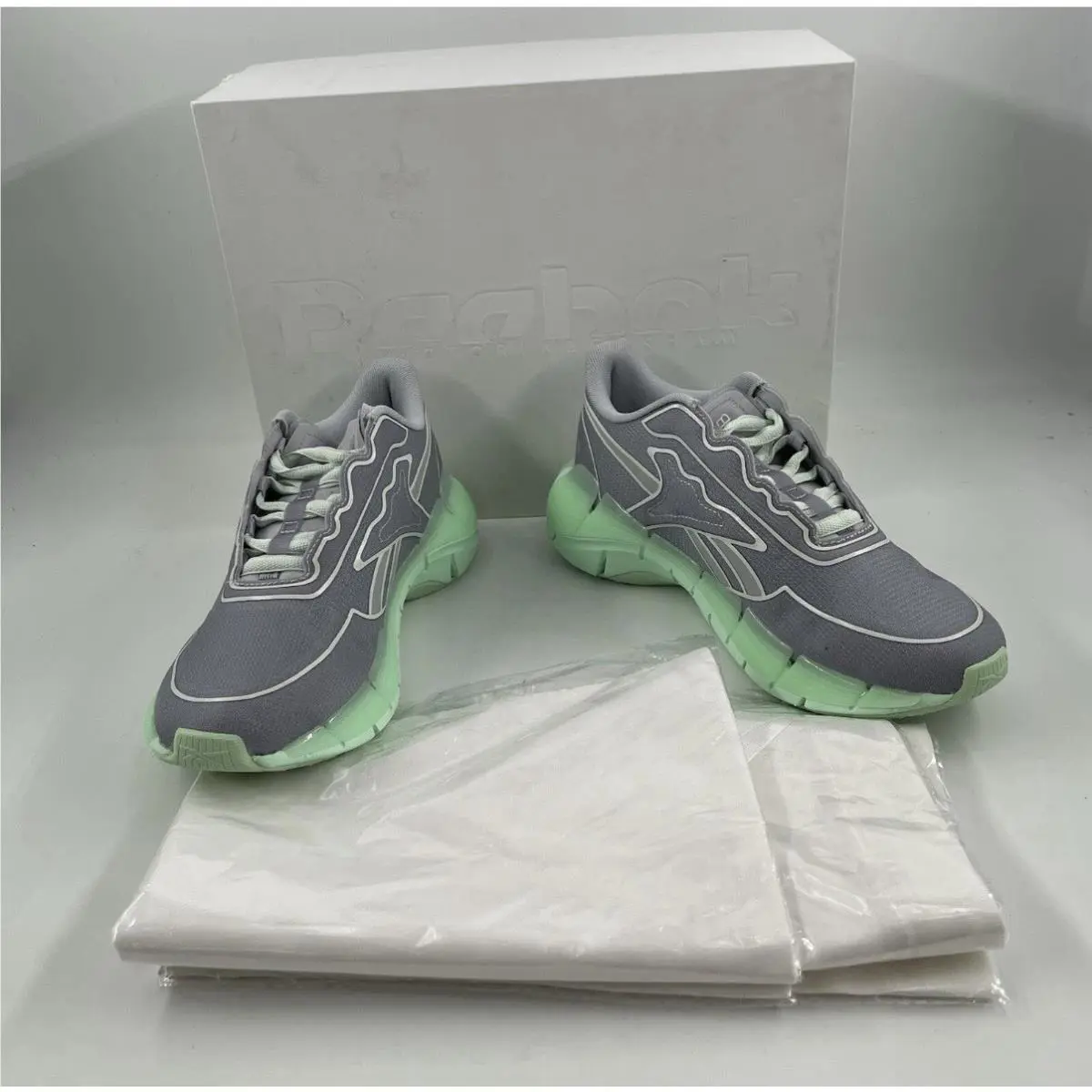 Reebok shoes - Reebok Zig Kinetica - Zig Kinetica - Light Green & Grey 0