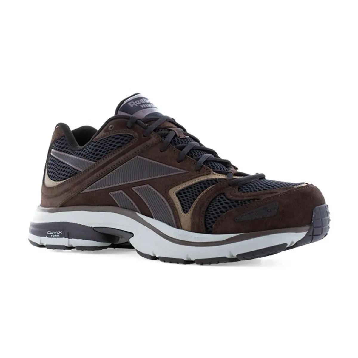 Reebok Men`s Rb5202 Brown and Black Premier Road Plus Vi Work Brown - 8.5 Wide - Black, Brown