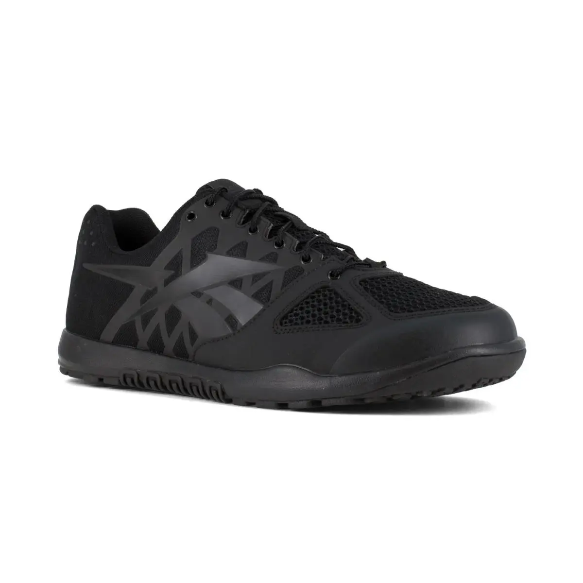 Reebok Men`s Nano Oxford Tactical Taa Compliant Soft Toe Shoe Black - 8.5 Wide
