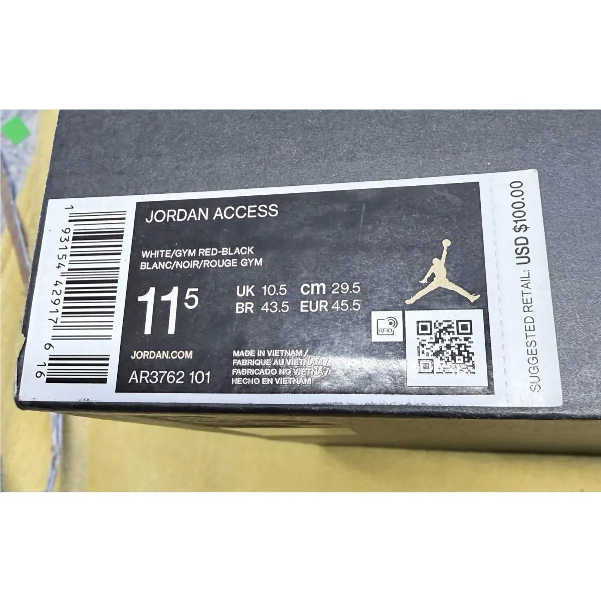 Reebok shoes - Jordan Access - Jordan Access - AR3762-101 - White 4